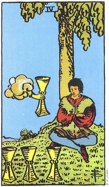 four of cups