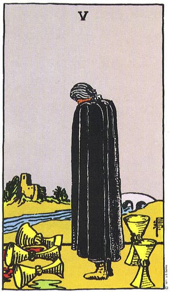 five of cups