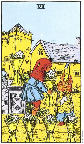 six of cups