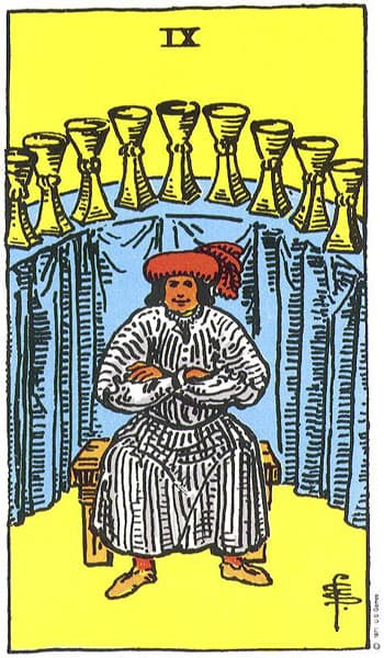 nine of cups