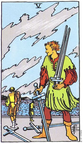 five of swords