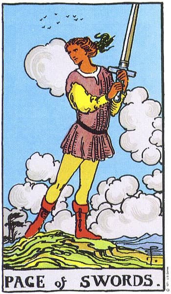 page of swords