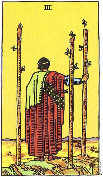 three of wands