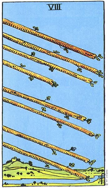 eight of wands